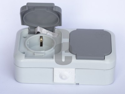 Нови предложения Контакт двоен - влагозащитен Н.Киров                                                                                                                                                                                                                                                                        